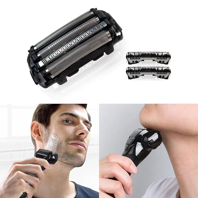 WES9025PC ES-LA63AA ES-LA63-S Men's Electric Razor Replacement Inner Blade &amp Outer Foil Set for Panasonic A-RC4 4-Blade Shaver ES-LA63AA ES-LA63-S