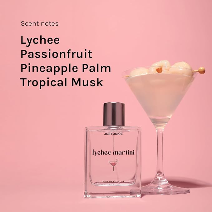 Just Juice Fruity Fizz Duo - Fruity Floral Perfume for Women and Men - Tropical Fruit and Sparkling Strawberry Mini Travel Perfumes - 2 pc