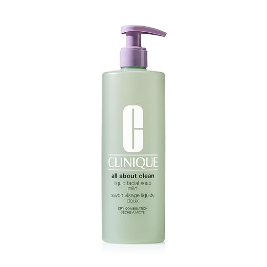 Clinique 3-Step All About Clean Liquid Gentle Facial Cleanser Soap For Dry Combination Skin | Type 2