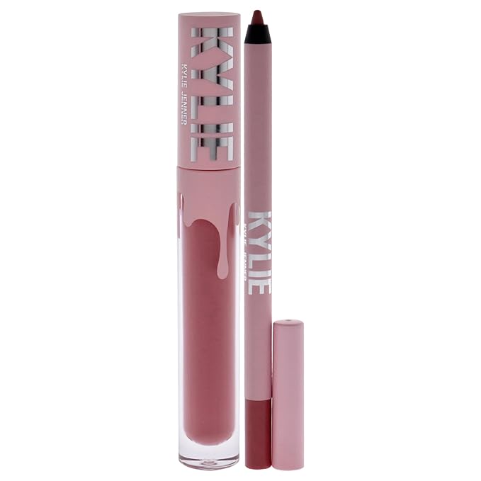 Kylie Cosmetics Velvet Lip Kit - 305 Harmony for Women - 2 Pc 0.10 oz Velvet Liquid Lipstick 0.03 oz Lip Liner