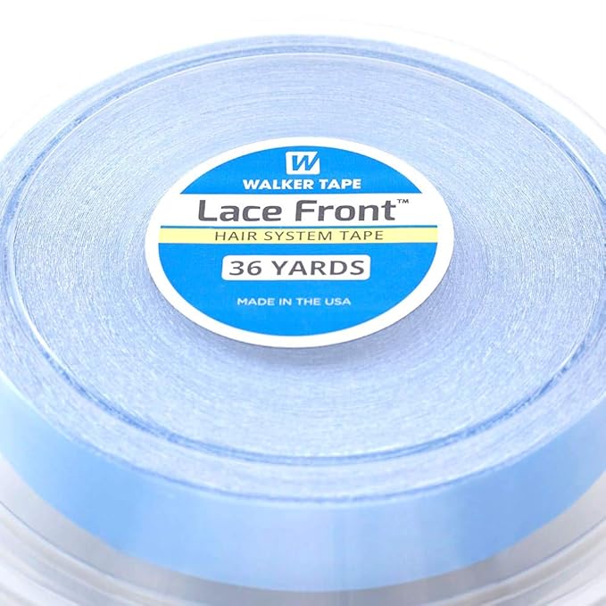 Lace Front Support Double Sided Roll Tapes Stickers Adhesive for Men Hair System Replacement Toupee Hair Extension Wig Bundles Hair Weave Closure Lace Frontal(36 Yards &amp 1 Inch)