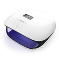 SUNUV UV LED Nail Lamp UV Light for Gel Polish with 4 Timer Settings Nail Dryer with LCD Display Removable Base SUN4S Black