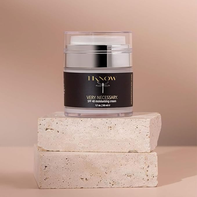 IKNOW VERY NECESSARY Broad Spectrum SPF 40 Skincare Sun Protection Cream for UV Protection Broad Spectrum SPF 40 Moisturizer Lotion for Pro-Aging Spf 40 Facial Moisturizer and Sunblock