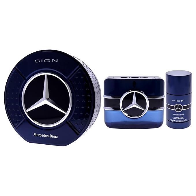 Mercedes Benz Sign for Men - 2 Pc Gift Set 3.4oz EDP Spray 2.6oz Deodorant Stick