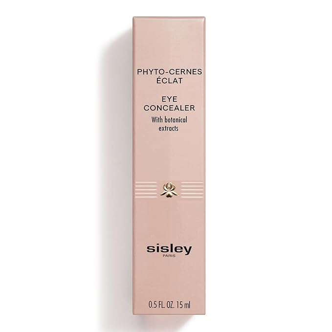 Sisley Paris Phyto-Cernes Eclat No. 1 - 15 mL - Eye Concealer - Tinted Anti-Dark Circles Product - Instantly Masks Dark Circles &amp Targets Puffiness - Natural Long-Wear Finish - Includes Brush