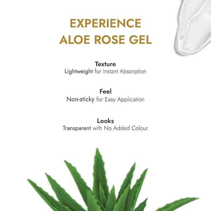 Kapiva Skin Rituals Aloe Rose Gel 200 gms | After-sun Soothing Gel | For Sunburn Relief &amp Hydration | Clinically Tested Rose actives| Ayurvedic Tan Minimiser