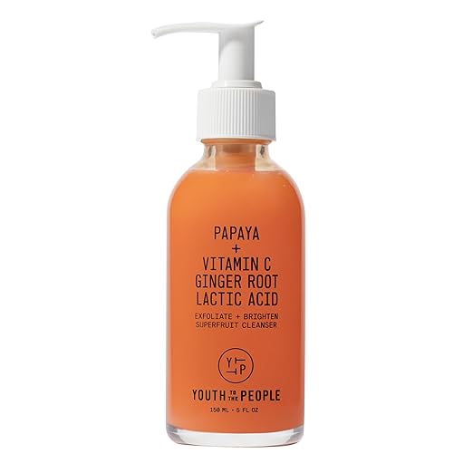 Youth To The People Superfruit Facial Cleanser - Papaya + Vitamin C Gentle Exfoliating Face Wash Cellular Skin Renewal with AHA + BHA Evens Skin Tone &amp Texture for Soft + Radiant Skin Sulfate-f