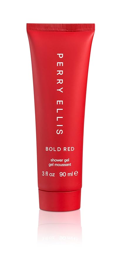Perry Ellis Bold Red Gift Set: 3.4 fl oz eau de toilette3 oz aftershave3 oz shower gel.25 fl oz travel mini - lime parsley mandarin nutmeg cinnamon lavender sandalwood patchouli cedarwood