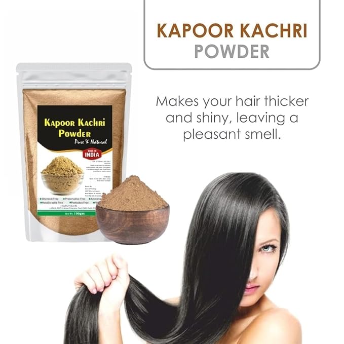 SH Premium Kapoor Kachri Powder Herbal Supplement for Hair Care &amp Scalp Health 100gm