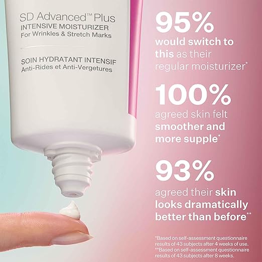 StriVectin SD Advanced Plus Intensive Moisturizer for Wrinkles and Stretchmarks For Face and Body Collagen Boosting with Peptides and Hyaluronic Acid
