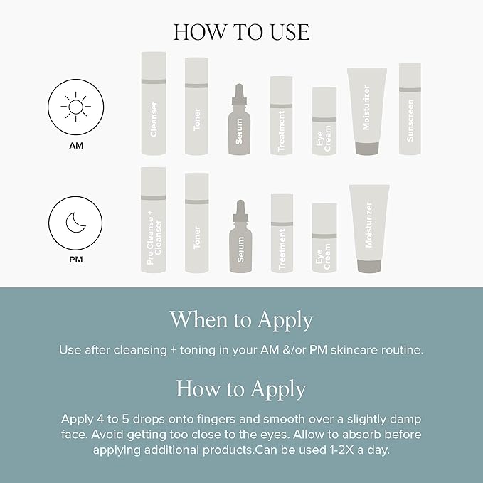 DRMTLGY Needle-less Serum - Anti-Aging Serum for Fine Lines &amp Wrinkles - Niacinamide with Potent Blend of Hyaluronic Acid Peptides &amp Ceramides 1 fl oz