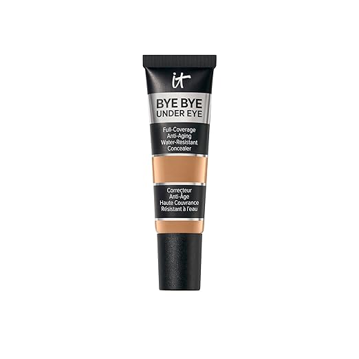 IT Cosmetics Bye Bye Under Eye Concealer - Water-Resistant 24H Full Coverage Brightening Concealer For Dark Circles Fine Lines Redness &amp Discoloration Anti-Aging Color Correcting Cream - 0.4 f