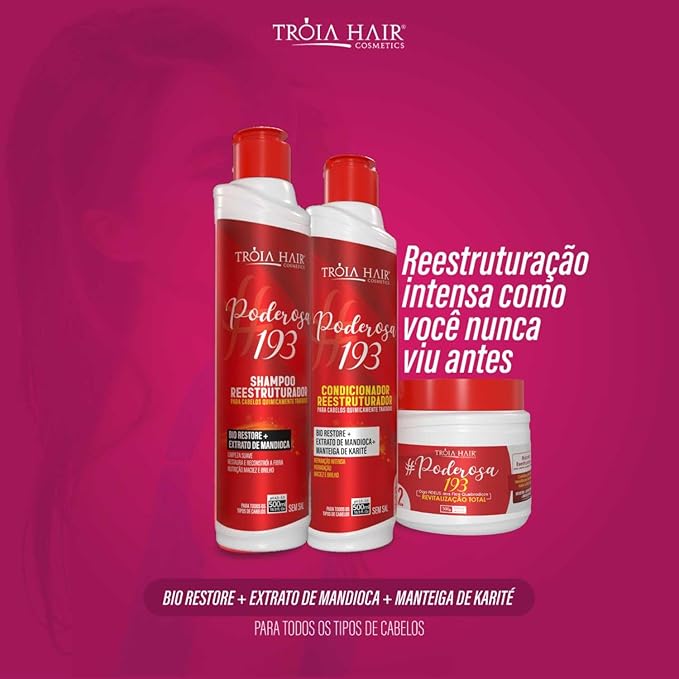 1.9.3 Powerful Maintenance Kit for All Hair Types ? Troia Hair 50.72 fl oz