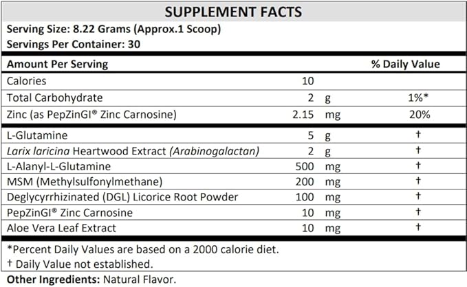 Healthy Gut Vegan Formula | with L-Glutamine and Clinically Proven ingrediens | Supports Gut Permeability gastrointestinal Support Helps Alleviate Stomach discomfort and Boost Immunity*