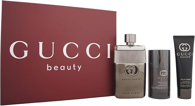Gucci Guilty Pour Homme EDT 3Pc Gift Set for Men