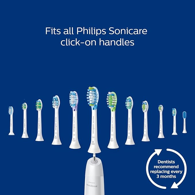 Philips Sonicare ProtectiveClean 6100 Rechargeable Electric Toothbrush with Pressure Sensor 3 Cleaning Modes SmarTimer and QuadPacer 14-Day Battery Life Travel Case Pink Model HX6876/21