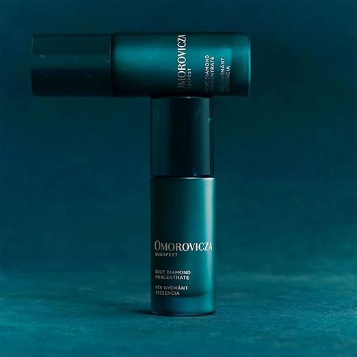 Omorovicza Blue Diamond Concentrate (1.0 oz) Revitalising Face Serum with Blue Diamond Complex Pullulan &amp Hyaluronic Acid Serum for Face to Boost Radiance Lift &amp Improve Skin Fitness