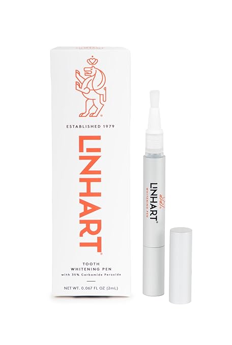 Linhart Teeth Whitening Pen ? Professional Strength Gel for a Brighter Smile ? Fast Safe and Easy-to-Use Whitening ? No Sensitivity ? Compact &amp Travel-Friendly ? 30+ Applications