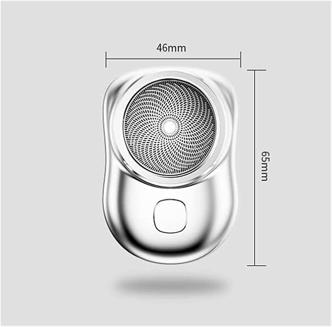 2023 Upgrade Travel Electric Razor Pocket Size Washable Electric Razor Mini-Shave Portable Electric Shaver Rechargeable Mini Razor Electric Mini Travel Shaver for Men Shaving Face Beard (X- Black)