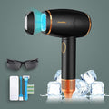 Hair Removal Device with Ice Cooling System Permanent Painless Light Hair Remover with Aoto Flash Modes and 2 Lamp Heads at-Home For Men and Women