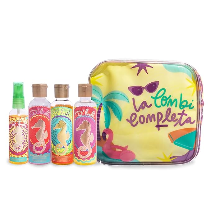 D'Luchi Mini Tanning Kit Enriched with Collagen &amp Vitamin E Carrot Coconut Almond Tanning Lotion &amp Gold Body Lotion Set of 4 Essential Tanning Products