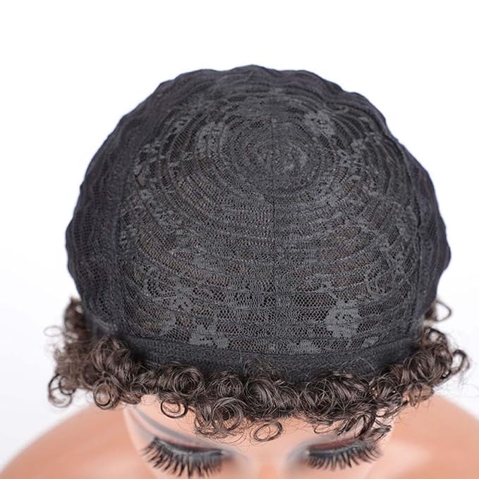 short curly afro wig Women's African fake curly hair Women's fake curly hair Curly Wigs for Black Women Fashion Short Afro Curly Wig