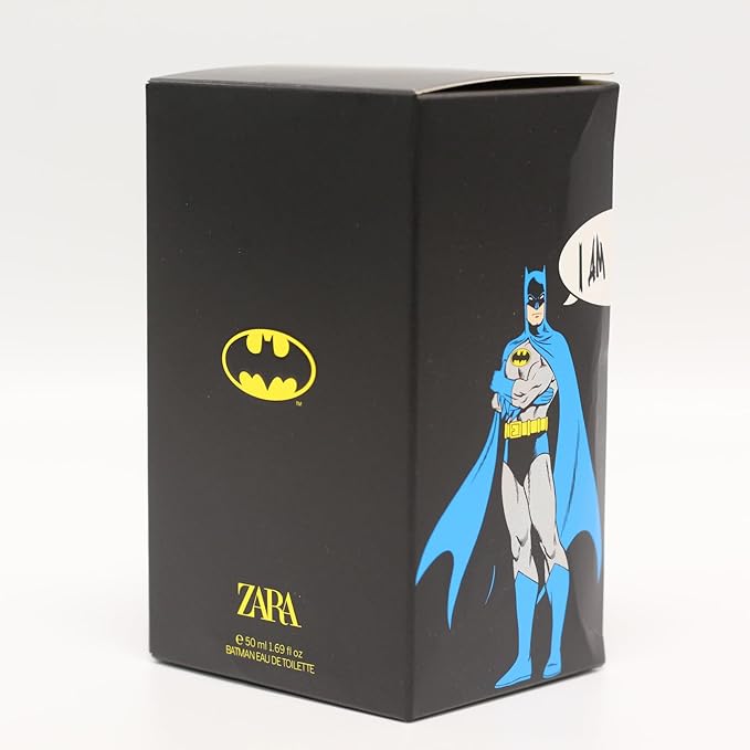 Zara Batmen DC Comic Cologne for Kids Bold &amp Adventurous Amber Fragrance with Mandarin Musk &amp Spicy Notes Scent Perfume Eau de Toilette EDT 50ml (1.69 fl. oz)