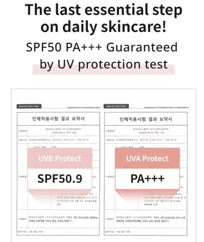 123 UBuy Shop_Korea Glacier Air-Fit UV Protect Tone-Up Sun Ampoule 30ml SPF50+/PA+++ Daily Tone-up Sun Care and Foundation free for Make-up.