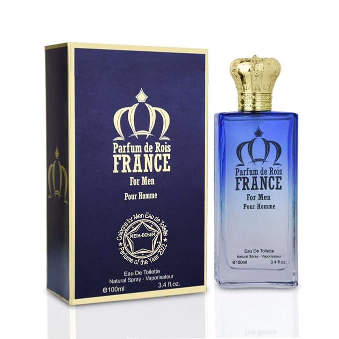 META-BOSEM X Men+Parfum de Rois France Men's Cologne Eau de Toilette Natural Spray - Masculine Scents - Modern Fragrance - Holiday Gift Set (Pack of 2) Each 3.4 Fl Oz Total 6.8 Fl Oz