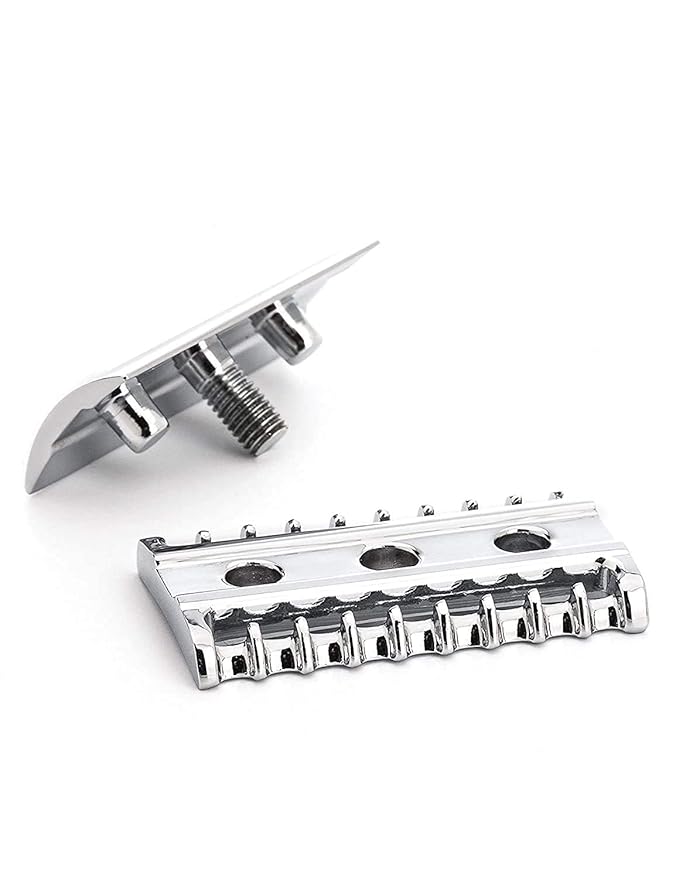 M?HLE TRADITIONAL R41 Double Edge Safety Razor (Open Comb) For Men - Perfect for Every Day Use Barbershop Quality Close Smooth Shave