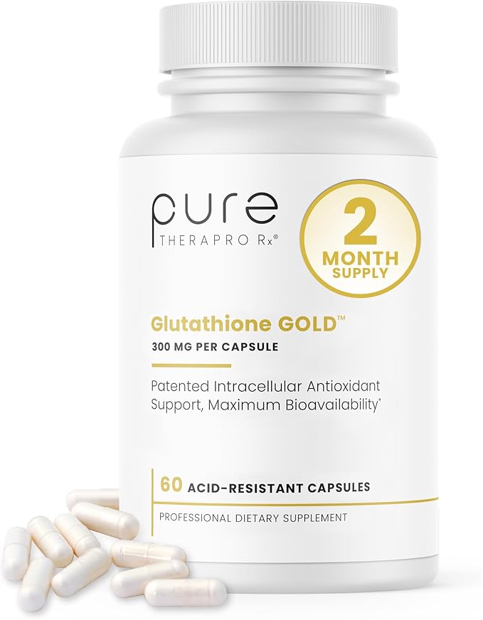 S-Acetyl Glutathione GOLD 300mg PER Capsule - 60 DRcaps Acid-Resistant | Extra-Strength | Patented Acetylated Form of Glutathione (Emothion®) | Pharmaceutical Grade | Free-of Harmful Stearates