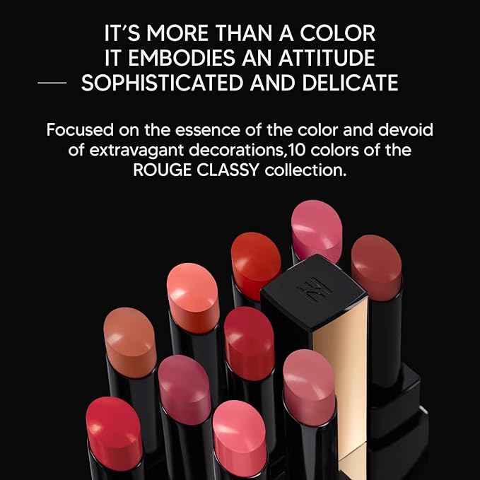 HERA Rouge Classy Lipstick #413 MODERN BEIGE | Luxurious Long-Lasting Color Featherlight Comfort Luminous and Velvety Finish Seoul-Inspired Shades Korean Lip Makeup 0.12 oz. (3.5g)