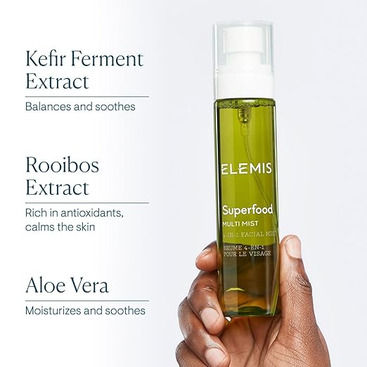ELEMIS Superfood Multi Mist Priming Toning and Setting Facial Spray 3.3 Fl Oz