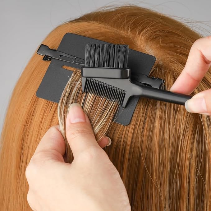UV Hair Set Super Fast Remover UV Hair Extension Kit 30g UV Hair Glue with 30ml Glue Remover Anti-UV Shield Guards Replacement Accessories for UV Hair Extensions Metal Hair Clips