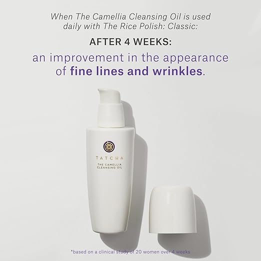 TATCHA Pure One Step Camellia Cleansing Oil | 2 in 1 Makeup Remover Oil &amp Face Wash | 150 ml / 5.1 oz