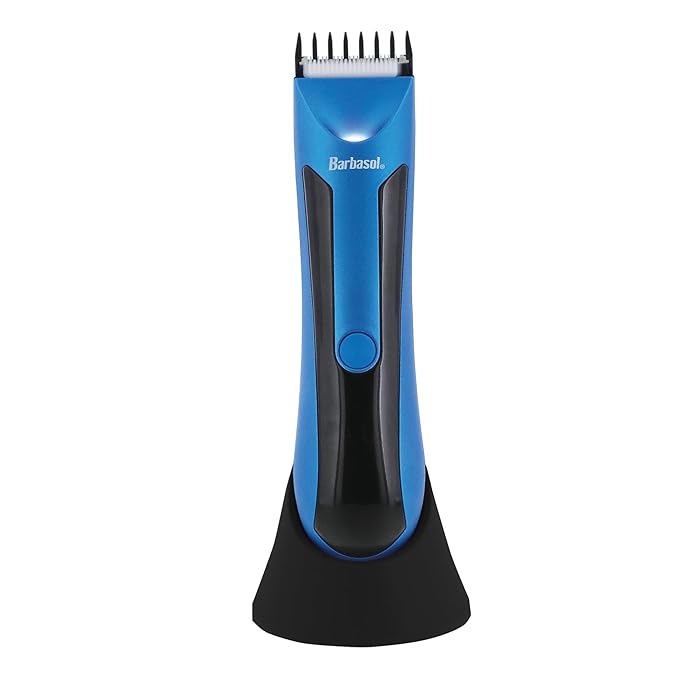 Barbasol Rechargeable Full Body Hair Trimmer/Groomer with Heat Resistant Ceramic Blades Xtreme Easy Cleaning
