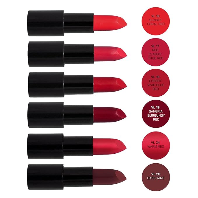 Radiant Professional Advanced Care Lipstick - Ultra Nourishing Moisturizing Long Lasting Matte Lipstick With Health & Beauty > Health Care > Vitamins & Supplements > Vitamins > Vitamin E- UVA UVB Filters - VELVET (25 DARK WINE)