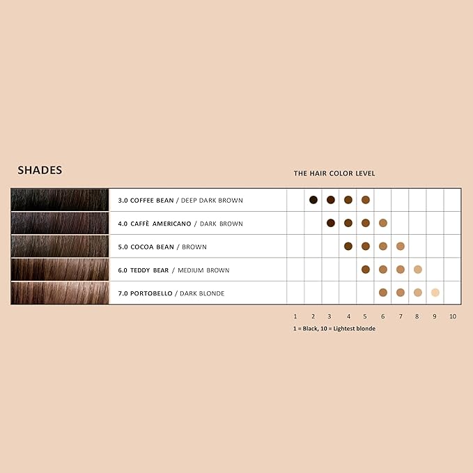 Four Reasons Takeaway Root Touch Up Hair Dye ? Teddy Bear 6.0 ? Demi-Permanent Color - Gray Coverage Root Hair Dye for Women ?Vegan &amp Fragrance Free