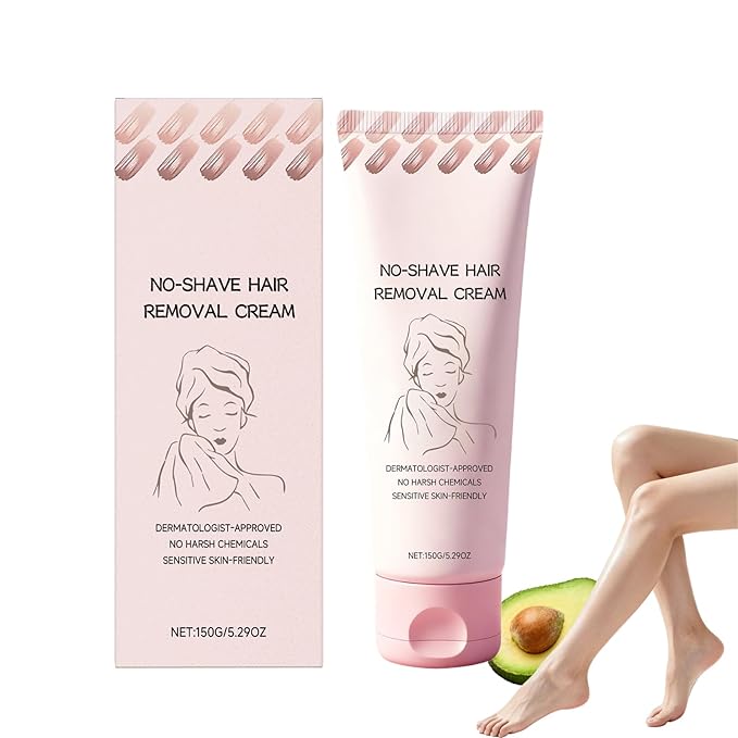 No Shave Hair Remover for WomenFast and Gentle Suitable for Sensitive Skin Moisturizes and Nurtures Skin Leaving it Soft and Protected after Hair Removal (1)