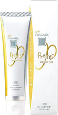 APAGARD® PREMIO Sangi's Nano-Hydroxyapatite Toothpaste for Naturally Whiter Teeth No Fluoride For family use 105g / 3.7 Oz Double Mint Pack of 2
