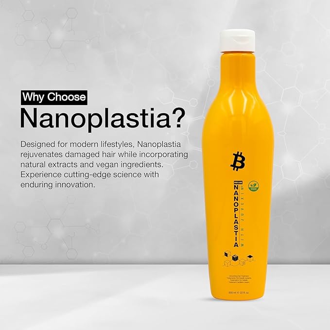 GK HAIR Vegan Nanoplastia Smoothing Hair Treatment ? Keratin Brazilian Blowout Deep Conditioning Hair Mask ? Anti Frizz Hair Products Hair Mask for Damaged Hair Products for Shiny Healthy Hair