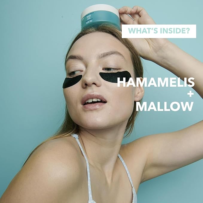 RARE Paris - Carbone Glac? - Purifying Carbon Black Under Eye Patches - Cleanses &amp Tightens - With Hamamelis &amp Mallow - Purifying Firming &amp Revitalizing - Multi-draft Serum Formula - 30