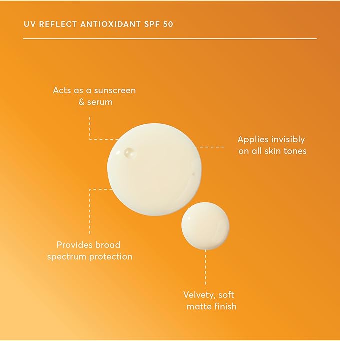 Naturium UV Reflect Antioxidant Broad Spectrum SPF 50 PA ++++ Sheer Sunscreen Lightweight Face &amp Skin Protector with Soft Matte Finish 1.7 oz