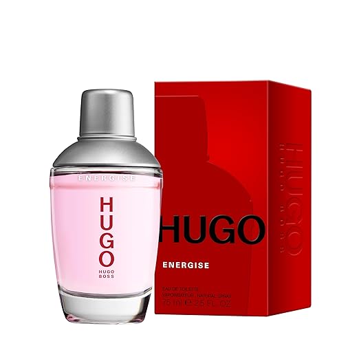 Hugo Energise Eau de Toilette ? Aromatic Men's Cologne ? With Notes of Mandarin Pink Pepper Coriander &amp Wood ? Luxury Perfumes for Men ? Long Lasting Fragrance