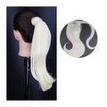 EARSHOT Hair Buns Hair Piece Synthetic Long Straight Ponytail Wrap Around Wig Extension Bun 18 Inch Ponytail Hair Clip for Women Everyday Use Hair Accessories For Girls (Color : 09 Size : 18inches)