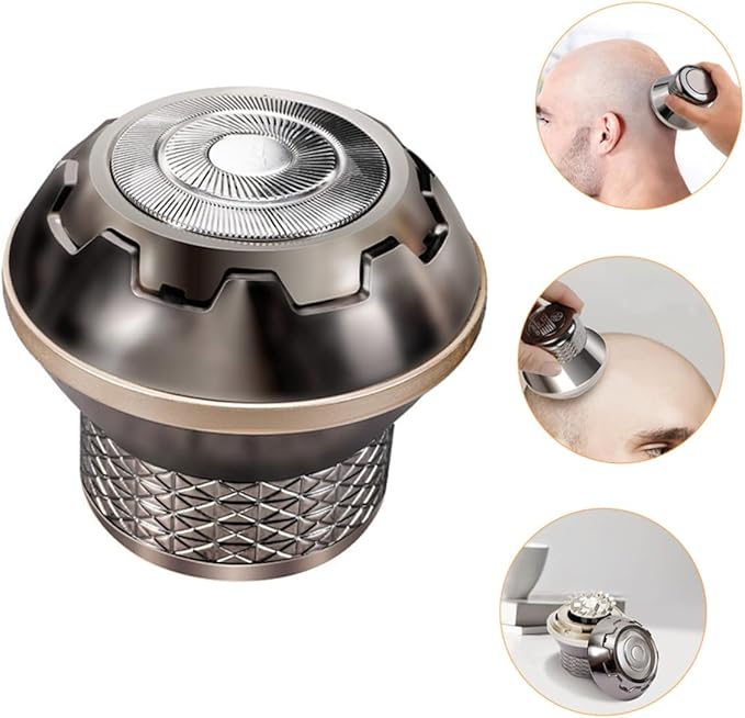 minkissy Remove Grey Beard Electric Trimmer Machine Men's Portable Hair Trimmer Waterproof Beard Shaving Razor Head Shaving Machine