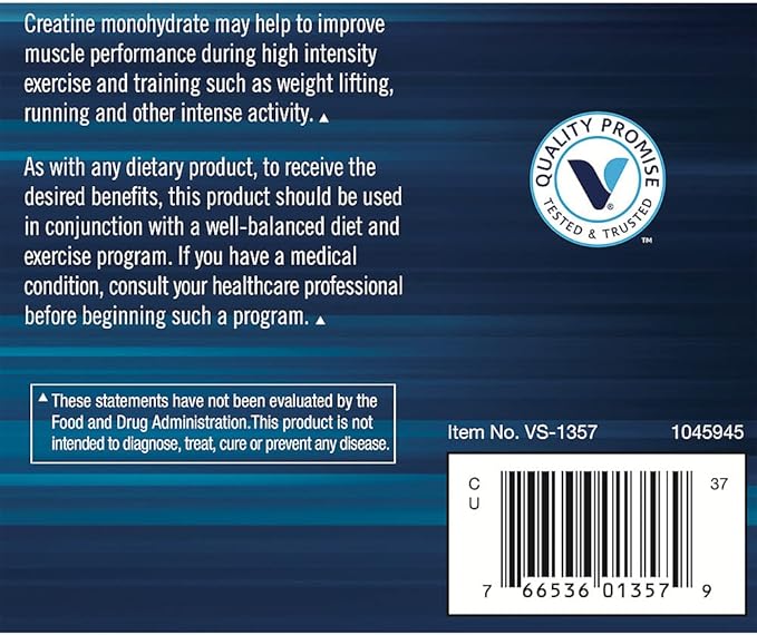 BODYTECH 100% Pure Creatine Monohydrate Powder - Micronized for Maximum Absorption - Supports Muscle Strength &amp Power Output - Unflavored (18 oz 102 Servings)
