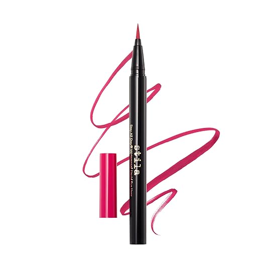 stila Waterproof Liquid Eye Liner Stay All Day Makeup with Fine Brush Tip Lasting Satin Finish Smudge-Proof &amp Transfer-Resistant