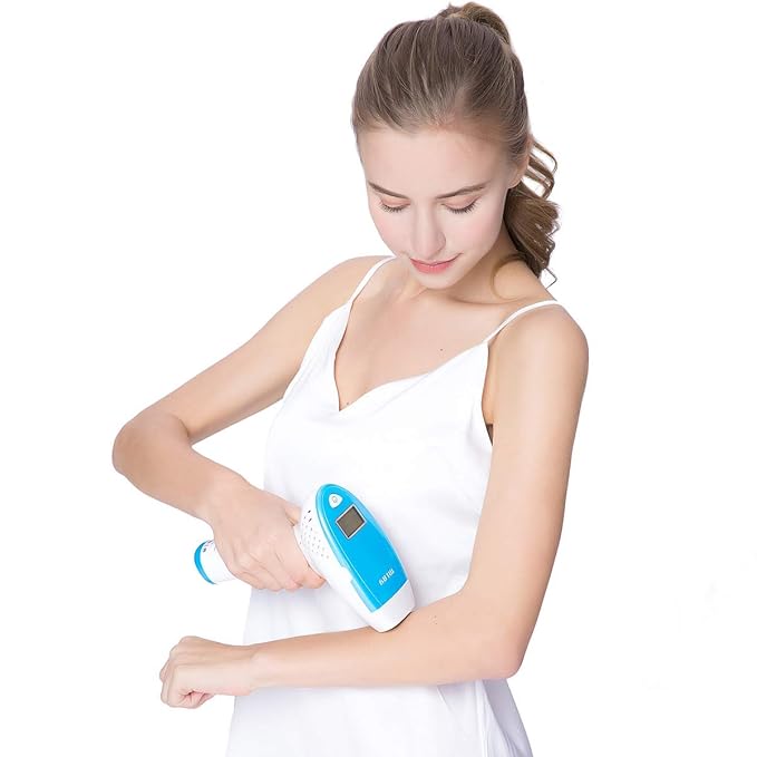 T1 Face and Body Hair Removal System - Painless IPL Hair Removal Device for Women &amp Man - Cooling Gel is Not Required - FDA cleared - Home Use IPL Hair Remover