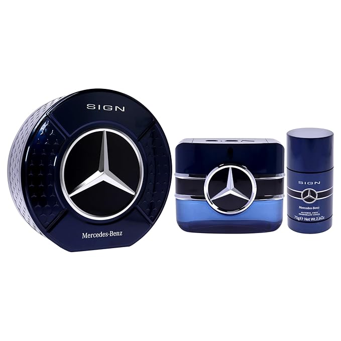 Mercedes Benz Sign for Men - 2 Pc Gift Set 3.4oz EDP Spray 2.6oz Deodorant Stick